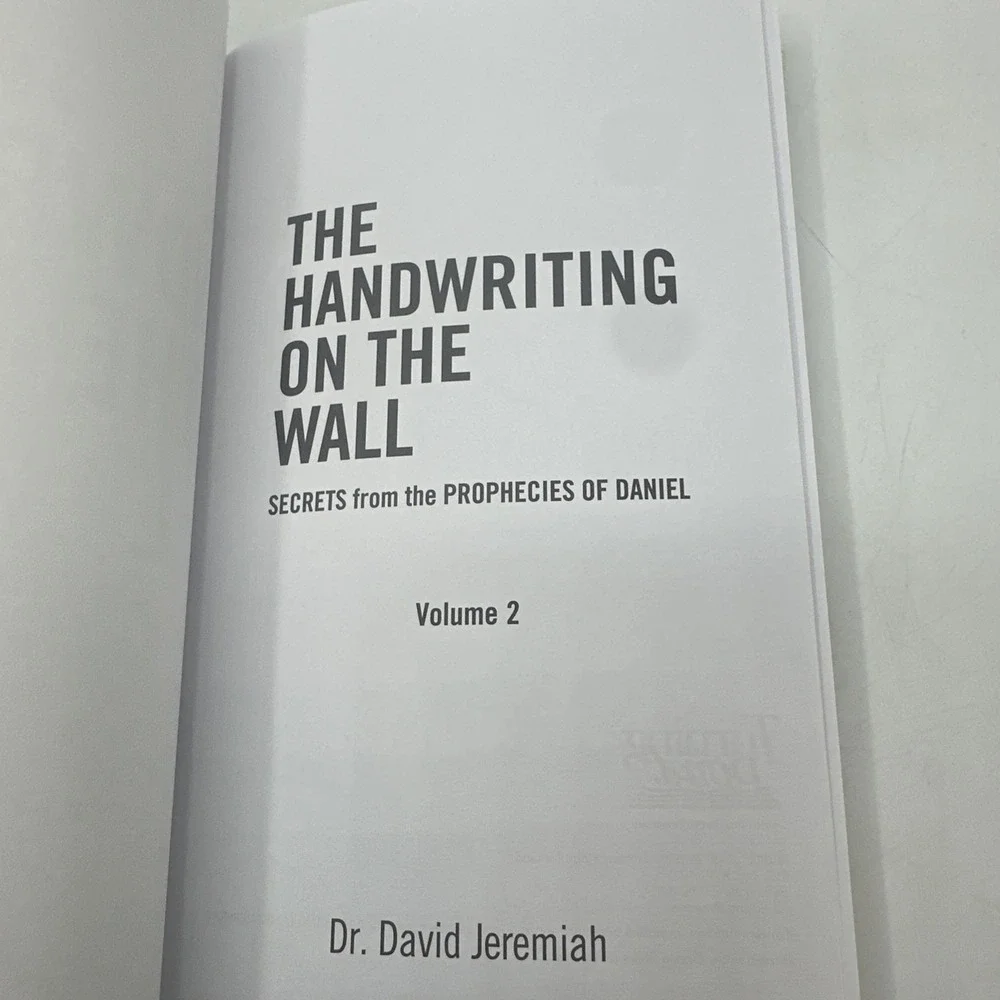 David Jeremiah The Handwriting on the Wall Daniel Study Guides Vol 1-3